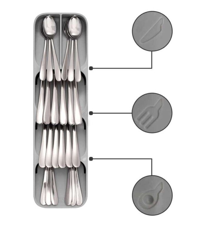 Rangement pour couverts de cuisine, porte-couteaux, cuillère, fourchette - Image 3