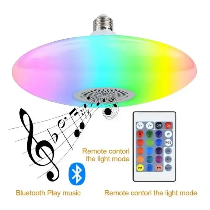 Ampoule de Plafond de Musique Intelligente LED